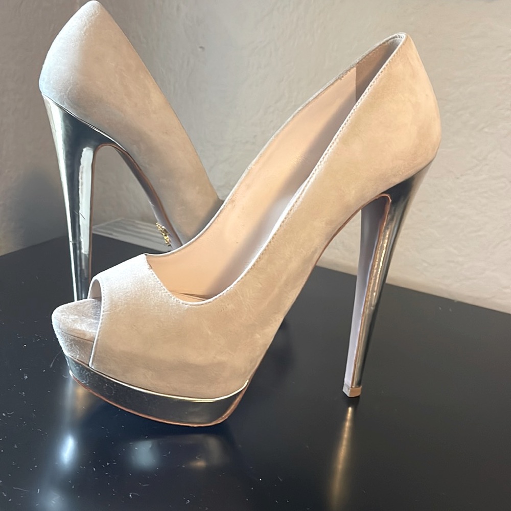 Prada platform pumps